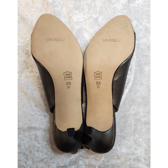 Vaneli Liddy Pewter Nappa/PT Gray Kitten Heels-Size 9.5M - Picture 9 of 10